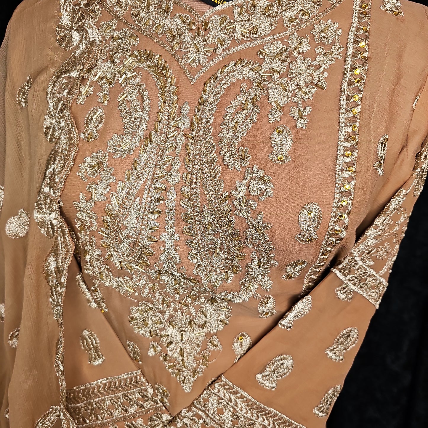 Chiffon Gharara 3pcs