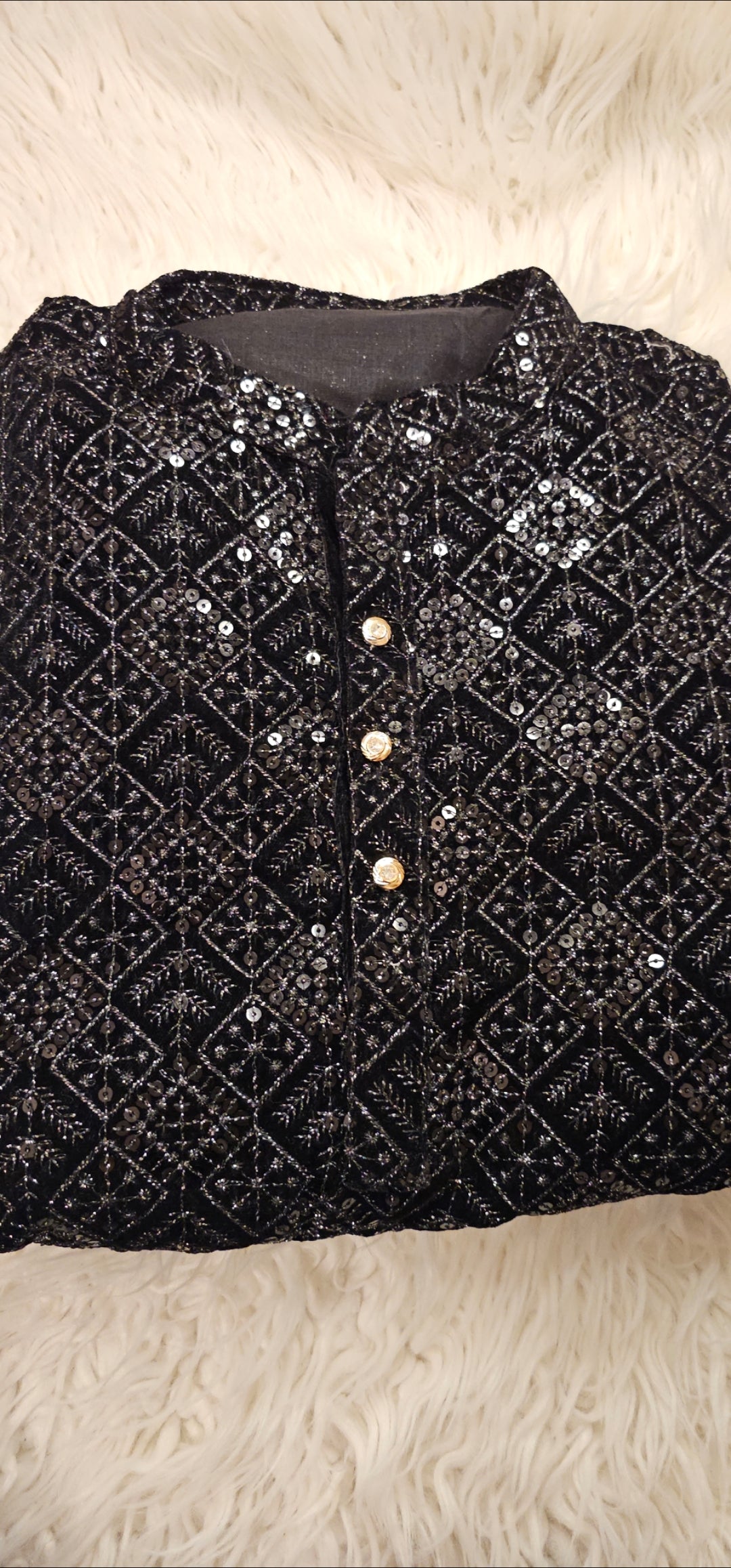 Mens Velvet Kurta Size 40