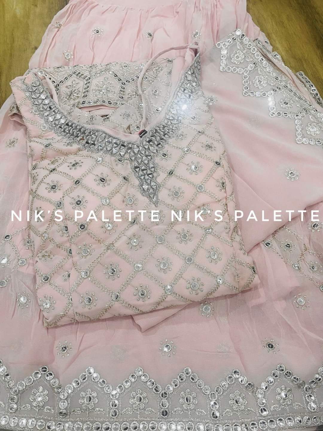 Georgette sharara 3pcs