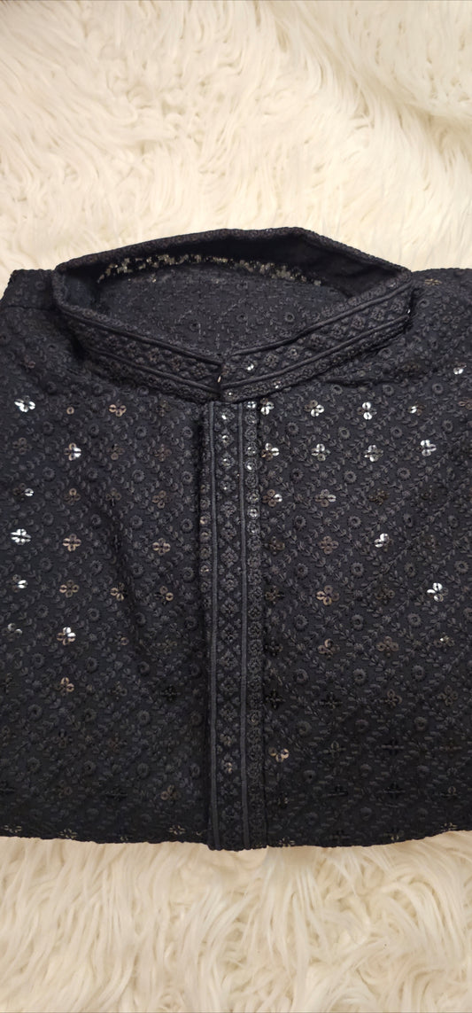 Mens Chikankari Kurta Size 44