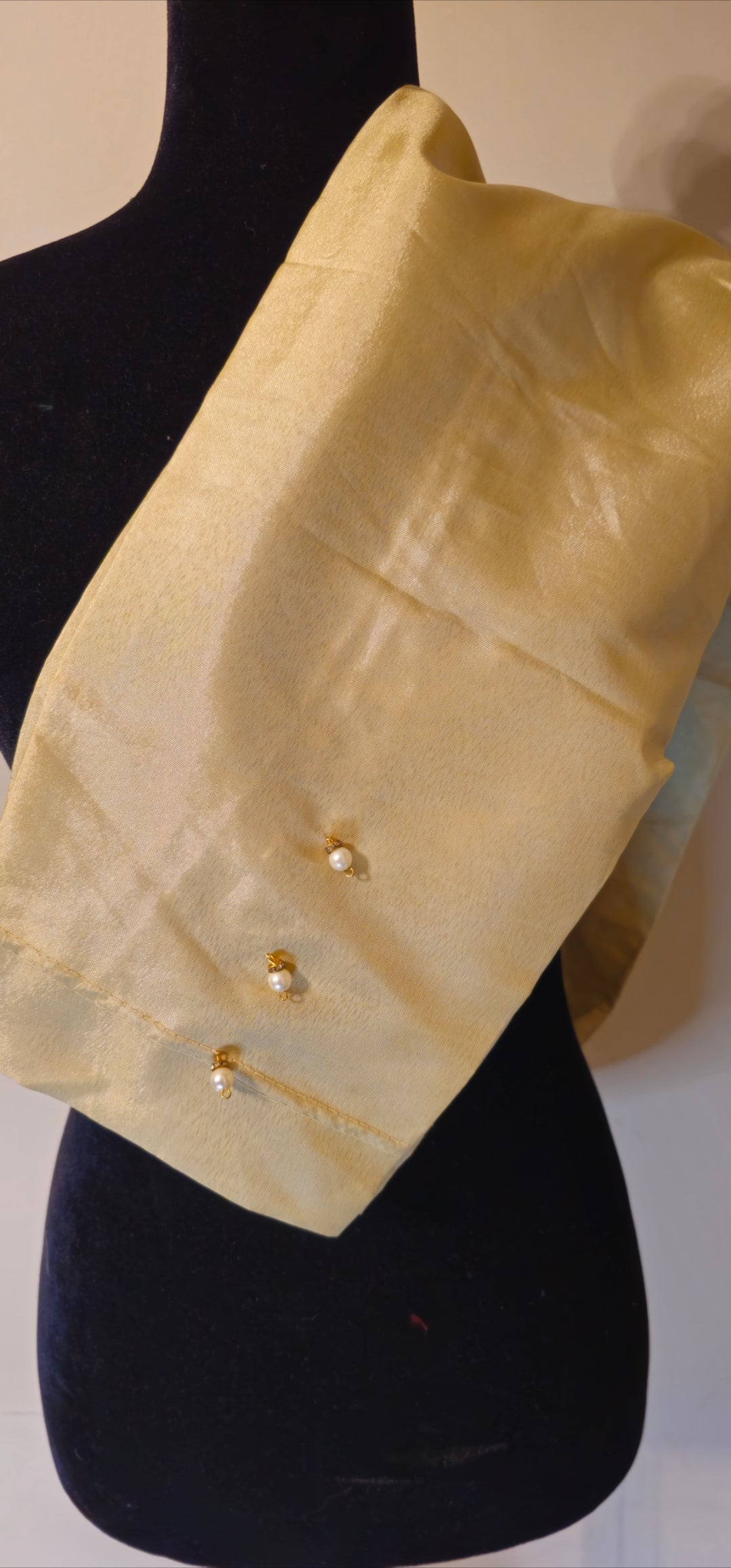 Soft organza embroidered 3pcs