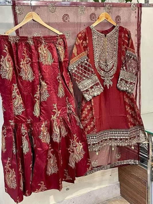 Chiffon gharara